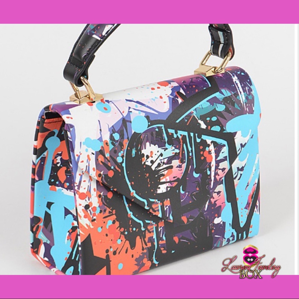 Paint Splatter Handbag - Picture 4 of 5